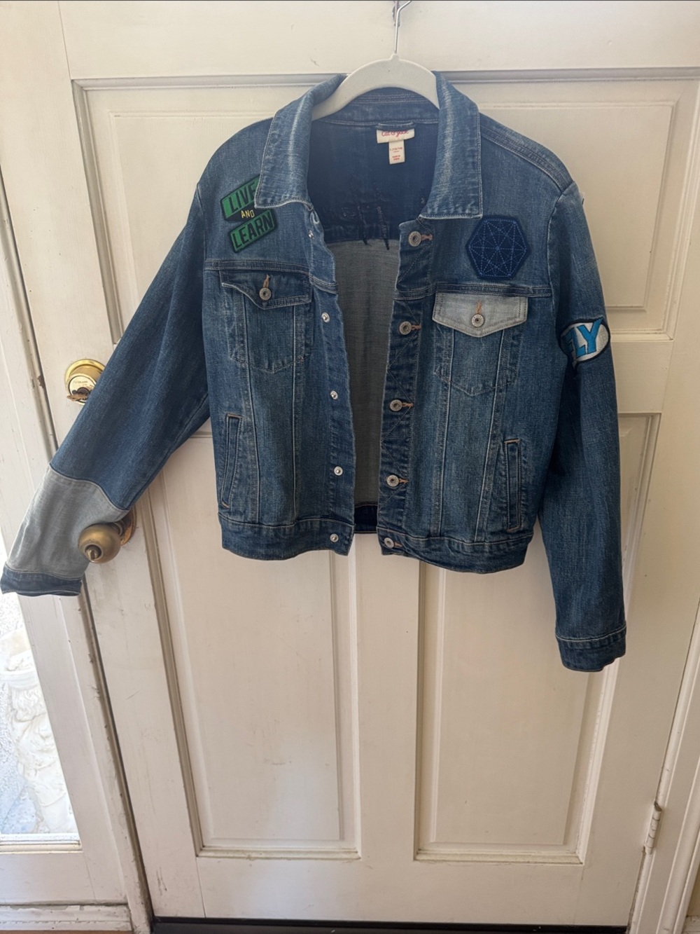 Cat & Jack Blue Denim Patch Jacket for Kids